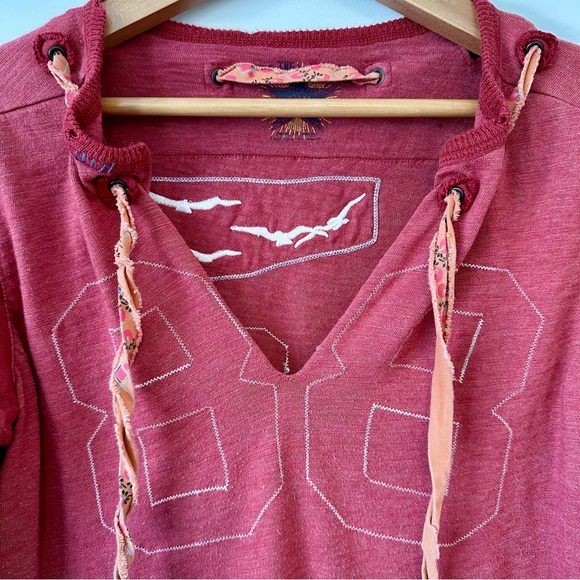 We The Free Ruffled Long Sleeve 88 Top - Picture 5 of 10